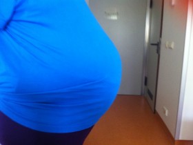 Schwangerschaftsbauch übergewicht Apfel